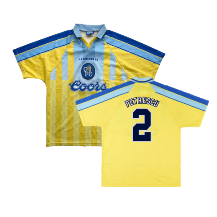 Chelsea 1996-97 Away Shirt (Excellent) (Petrescu 2)