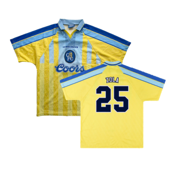 Chelsea 1996-97 Away Shirt (Excellent) (Zola 25)