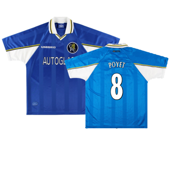 Chelsea 1997-99 Home Shirt (XL) (Excellent) (Poyet 8)