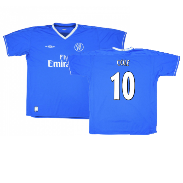 Chelsea 2003-05 Home Shirt (XL) (Excellent) (Cole 10)