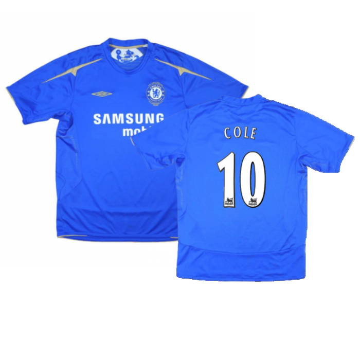 Chelsea 2005-06 Home (XL)  (Cole 10) (Excellent)