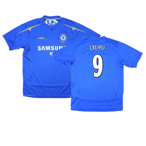 Chelsea 2005-06 Home Shirt (XL Boys) (Very Good) (Crespo 9)_0