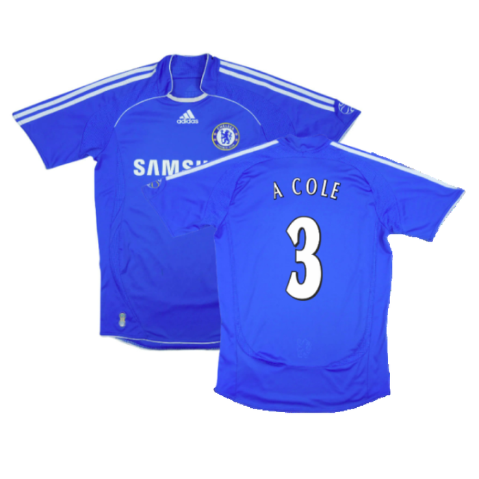 Chelsea 2006-08 Home Shirt (L) (A Cole 3) (Very Good)