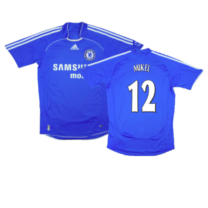 Chelsea 2006-08 Home Shirt (M) (Very Good) (Mikel 12)