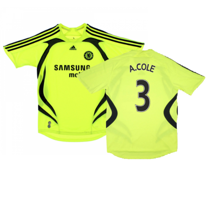 Chelsea 2007-08 Away Shirt (Very Good) (A.Cole 3)