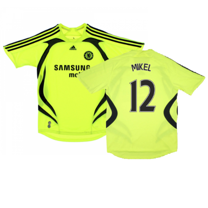 Chelsea 2007-08 Away Shirt (L) (Fair) (Mikel 12)