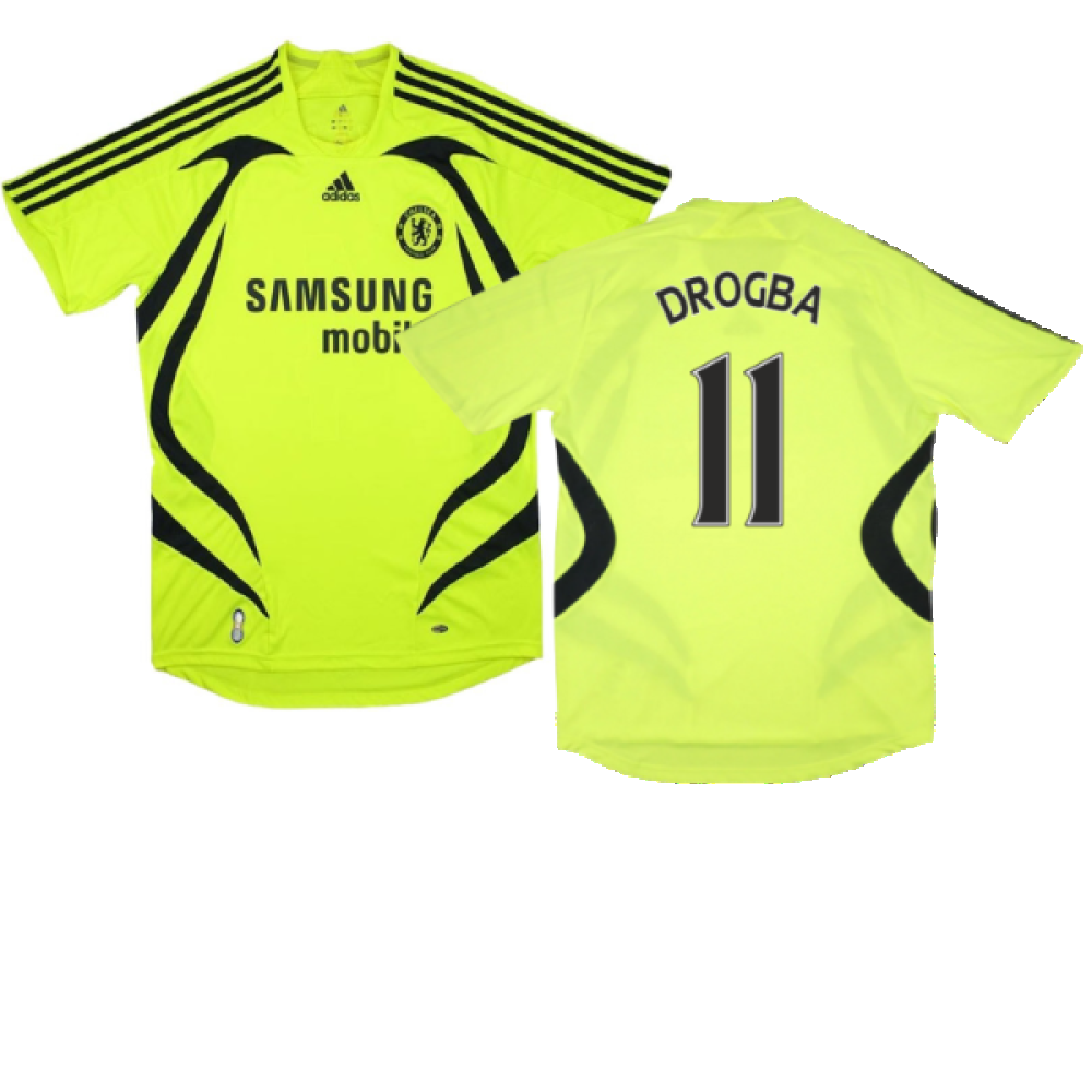 Chelsea 2007-2008 Away Shirt (S) (Good) (Drogba 11) – Classic