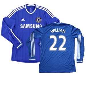 Chelsea 2013-14 Long Sleeve Home Shirt (S) (Excellent) (Willian 22)_0