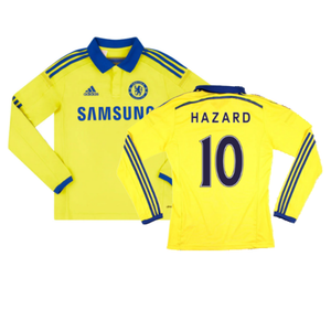 Chelsea 2014-15 Long Sleeve Away Shirt (S) (Excellent) (Hazard 10)_0