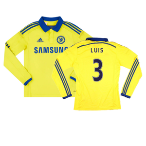 Chelsea 2014-15 Long Sleeve Away Shirt (S) (Excellent) (Luis 3)_0