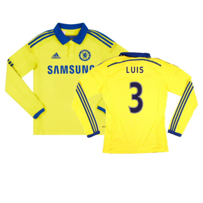 Chelsea 2014-15 Long Sleeve Away Shirt (S) (Excellent) (Luis 3)