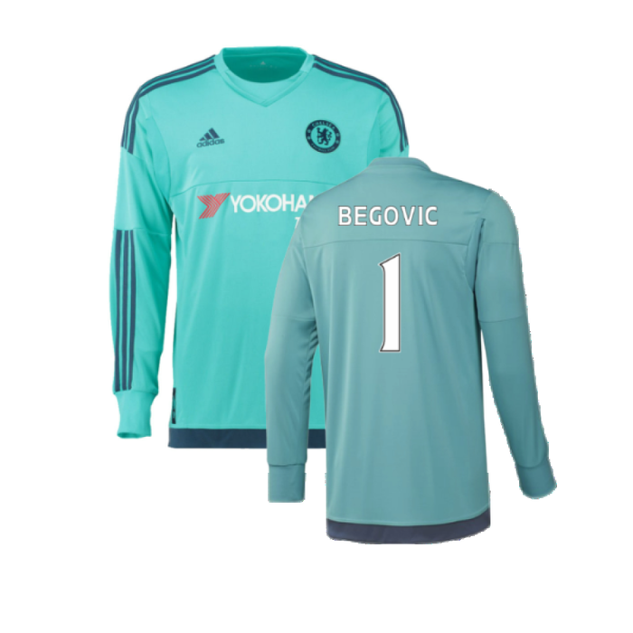 Chelsea 2015-16 Long Sleeve Goalkeeper Home Shirt (M) (Very Good) (Begovic 1)