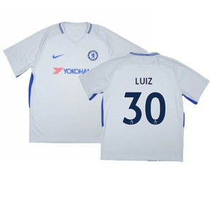 Chelsea 2017-18 Away Shirt (XLB) (Very Good) (Luiz 30)_0