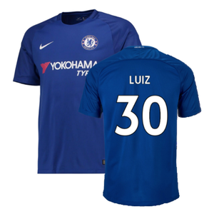 Chelsea 2017-18 Home Shirt (M) (BNWT) (Luiz 30)_0