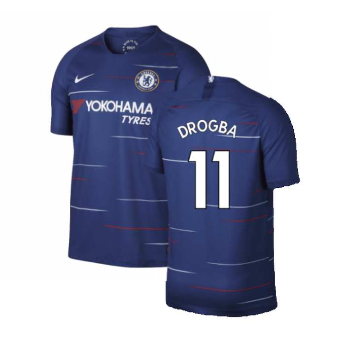 Chelsea 2018-19 Home Shirt (XL) (BNWT) (Drogba 11)