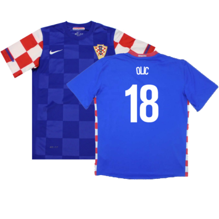 Croatia 2008-2010 Away Shirt (Excellent) (Olic 18)