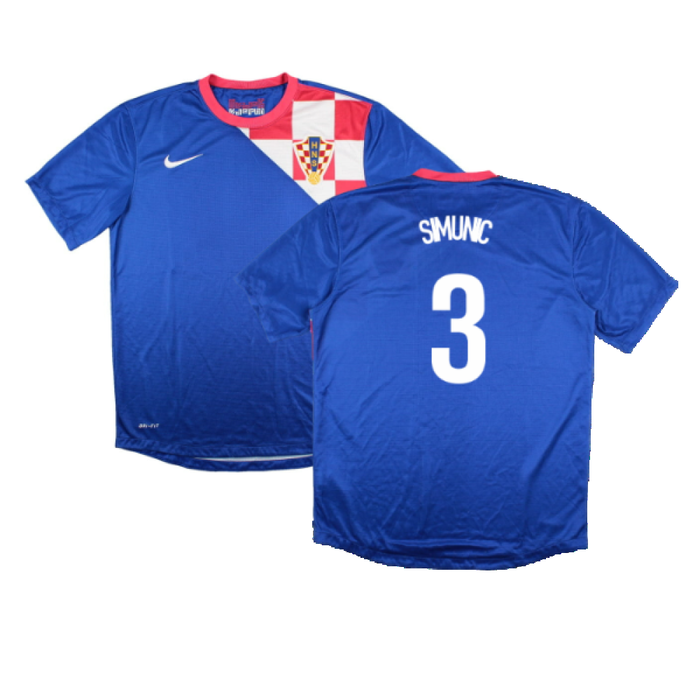 Croatia 2012-14 Away Shirt (S) (Very Good) (Simunic 3)