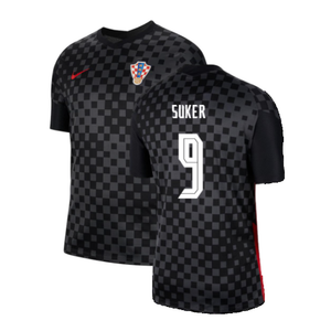 Croatia 2020-21 Away Shirt (S) (SUKER 9) (Excellent)_0