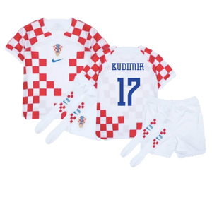 Croatia 2022-2023 Home Mini Kit (6-7y) (BNWT) (Budimir 17)_0