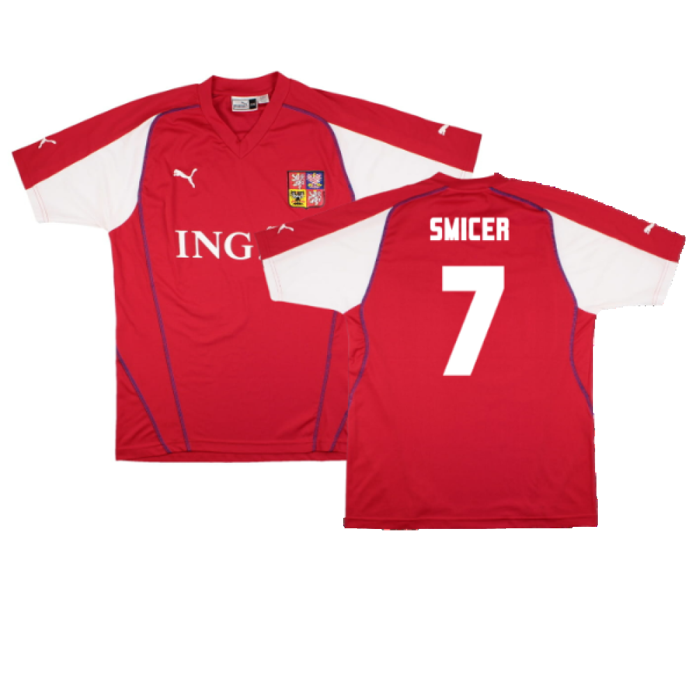 Czech Republic 2000-02 Home Shirt (Mint) (Smicer 7)_0