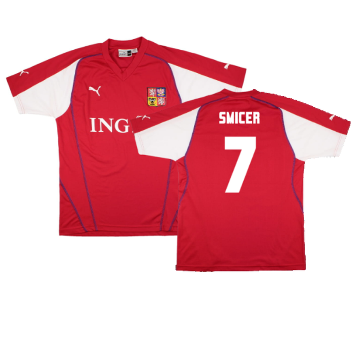 Czech Republic 2004-05 Home Shirt (2XL) (Good) (Smicer 7)