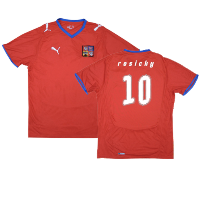 Czech Republic 2008-10 Home Shirt (XL) (Good) (Rosicky 10)