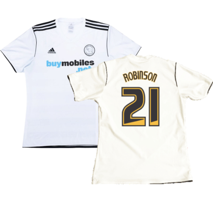 Derby County 2011-2012 Home Shirt (Fair) (Robinson 21)