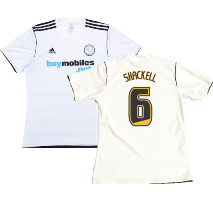 Derby County 2011-2012 Home Shirt (Fair) (Shackell 6)