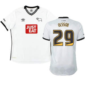 Derby County 2015-16 Home Shirt (M) (Very Good) (Olsson 29)_0