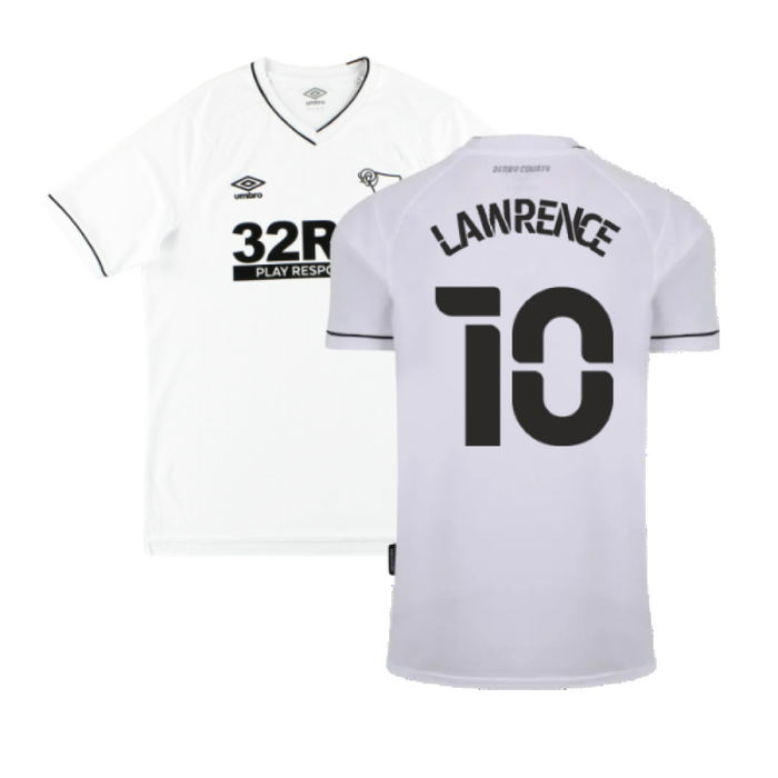 Derby County 2020-21 Home Shirt (L) (Excellent) (Lawrence 10)