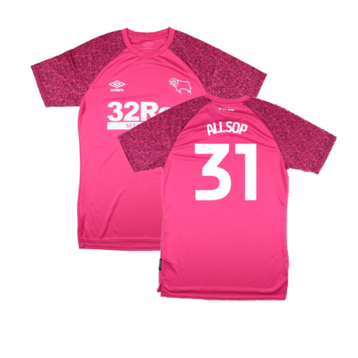 Derby County 2021-22 GK Away Shirt (S) (Mint) (Allsop 31)