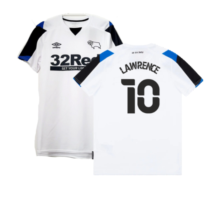 Derby County 2021-22 Home Shirt (S) (Excellent) (Lawrence 10)