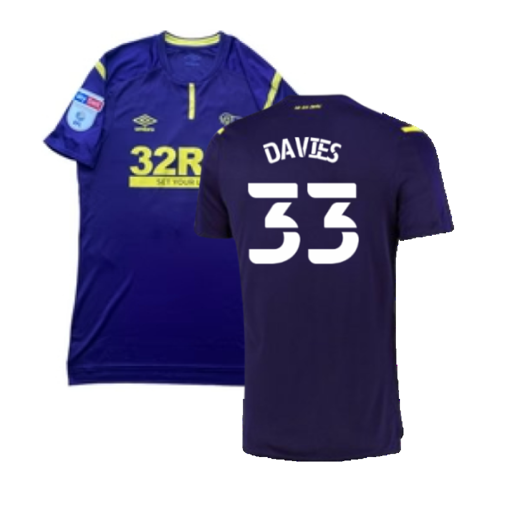 Derby County 2021-22 Third Shirt (L) (Excellent) (Davies 33