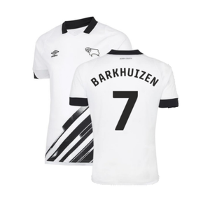 Derby County 2022-23 Home Shirt (Sponsorless) (S) (Barkhuizen 7) (Mint)_0