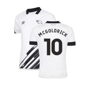 Derby County 2022-23 Home Shirt (Sponsorless) (S) (McGoldrick 10) (Excellent)_0