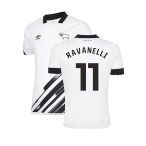 Derby County 2022-23 Home Shirt (Sponsorless) (XXL) (Ravanelli 11) (Excellent)_0