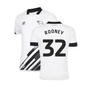 Derby County 2022-23 Home Shirt (Sponsorless) (S) (Rooney 32) (Excellent)_0