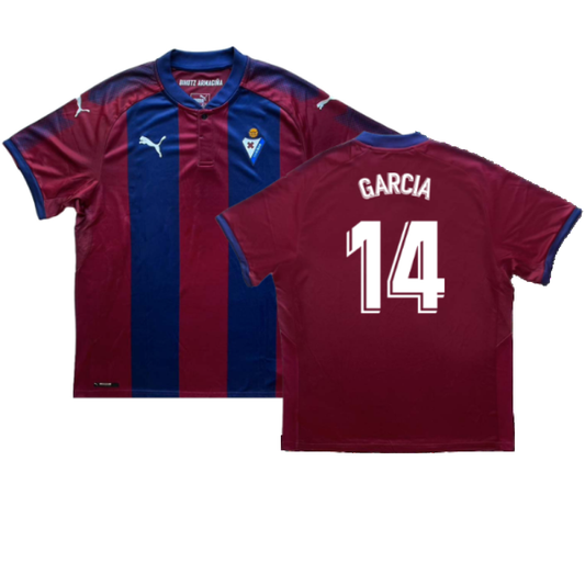 Eibar 2017-18 Home Shirt (Good) (Garcia 14)_0