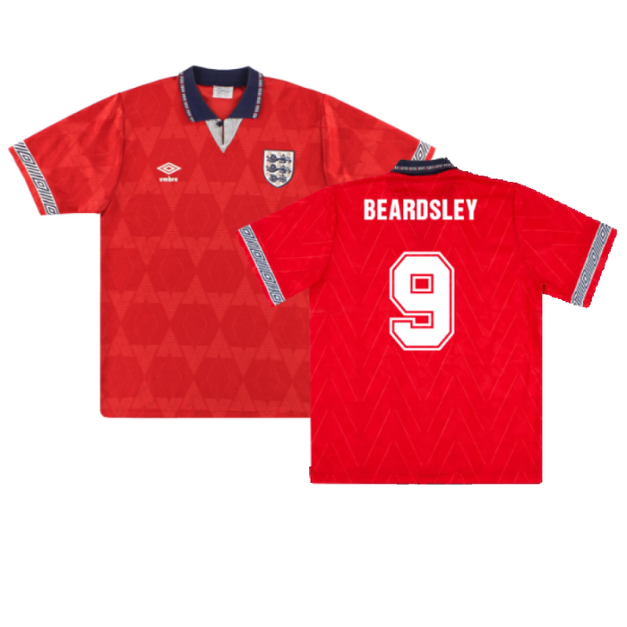 England 1990-92 Away Shirt (L) (Excellent) (Beardsley 9)