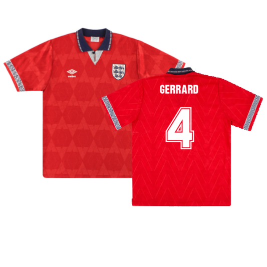 England 1990-92 Away Shirt (L) (Excellent) (Gerrard 4)_0