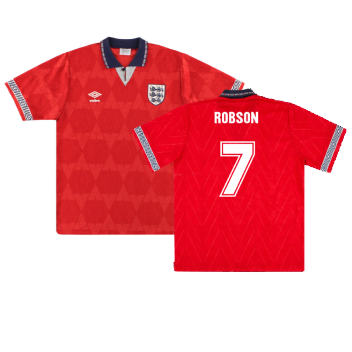 England 1990-92 Away Shirt (Excellent) (Robson 7)