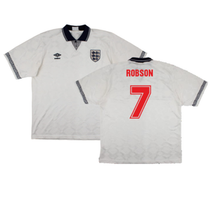 England 1990-92 Home Shirt (XL) (Good) (Robson 7)_0
