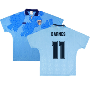 England 1992-93 Third Shirt (XL) (Excellent) (Barnes 11)_0