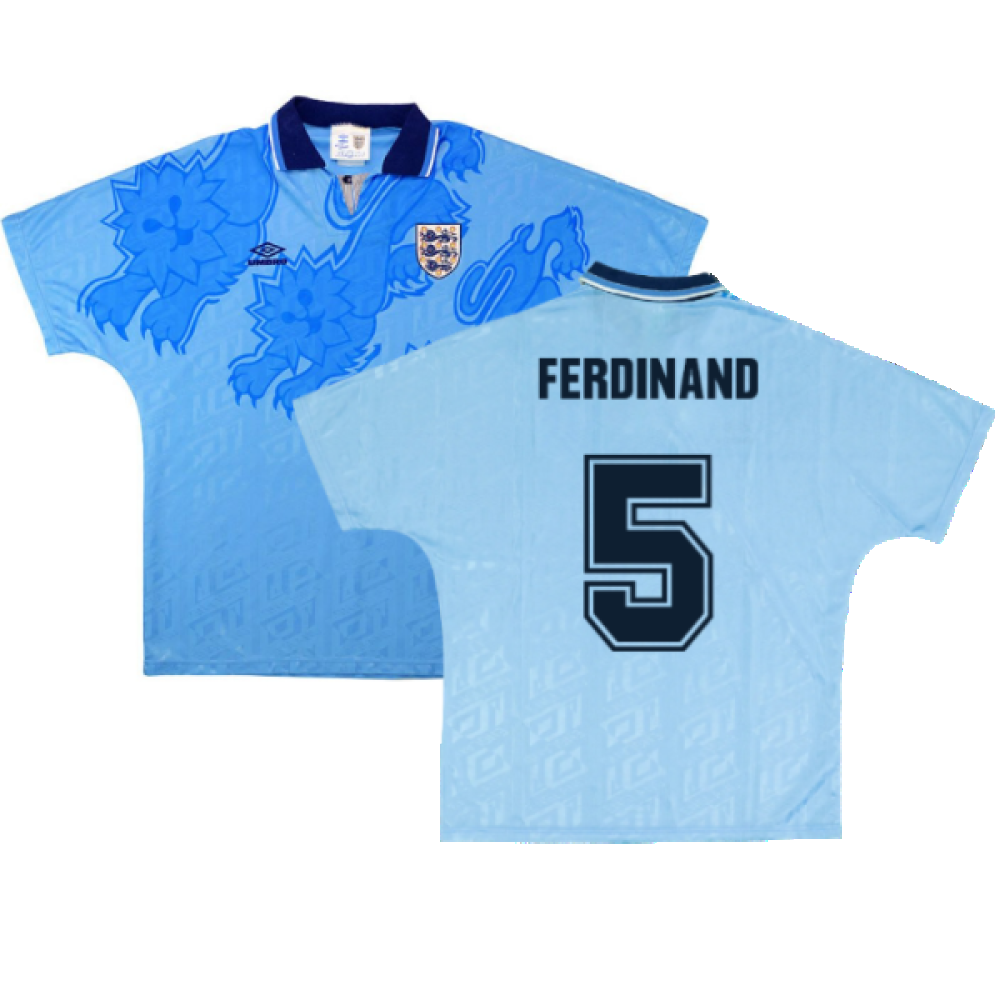 England 1992-93 Third Shirt (XXL) (Excellent) (Ferdinand 5)_0