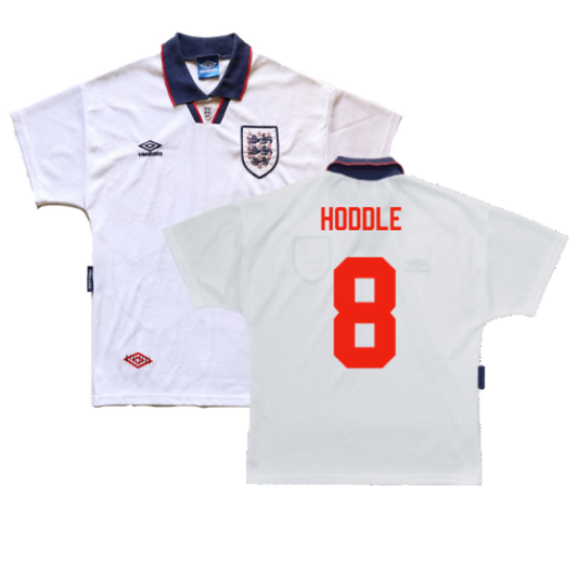 England 1993-1995 Home Shirt (L) (Excellent) (Hoddle 8)_0