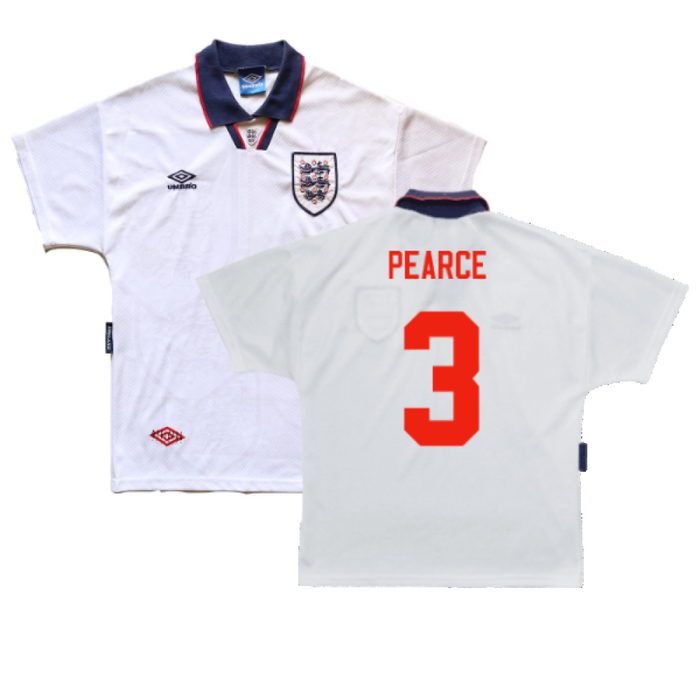 England 1993-1995 Home Shirt (XL) (Very Good) (Pearce 3)