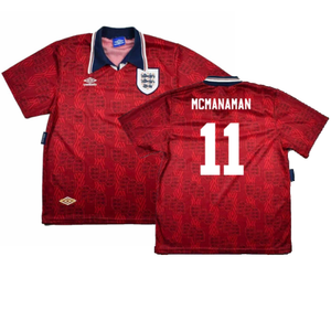 England 1993-95 Away Shirt (L) (Mint) (McManaman 11)_0