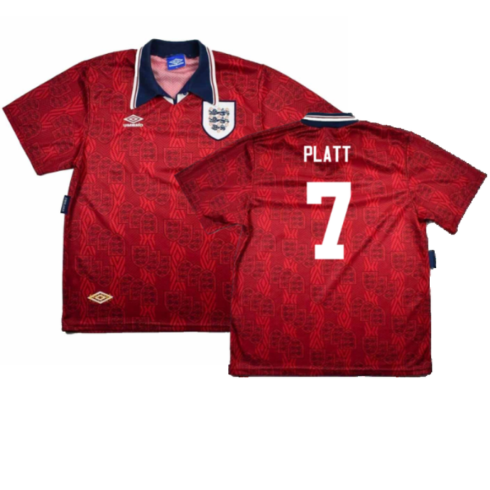 England 1993-95 Away Shirt (Very Good) (Platt 7)