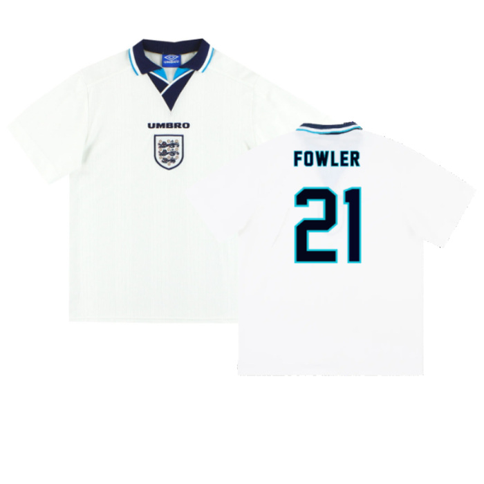 England 1995-97 Home Shirt (Excellent) (Fowler 21)