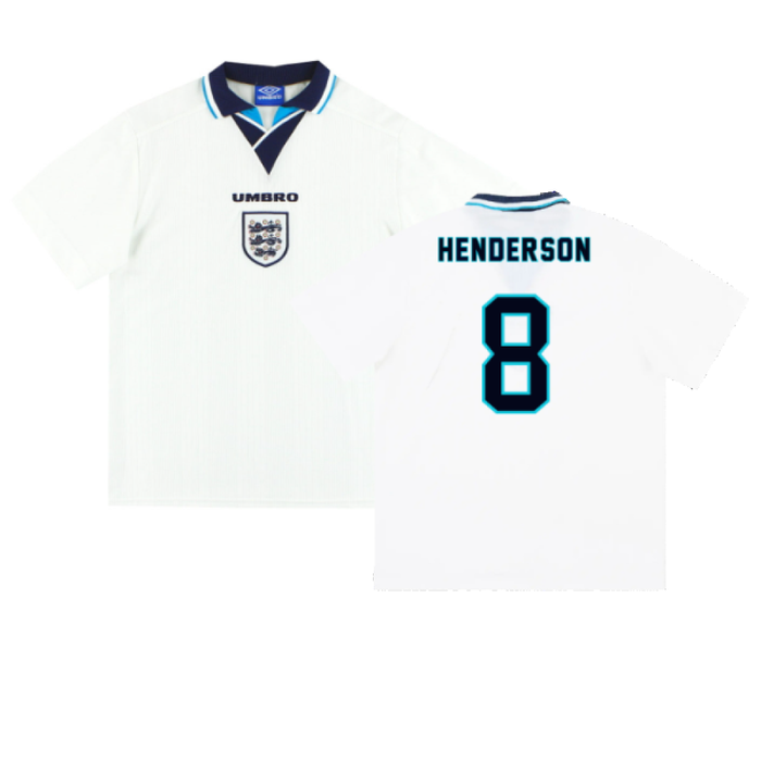 England 1995-97 Home Shirt (Excellent) (Henderson 8)